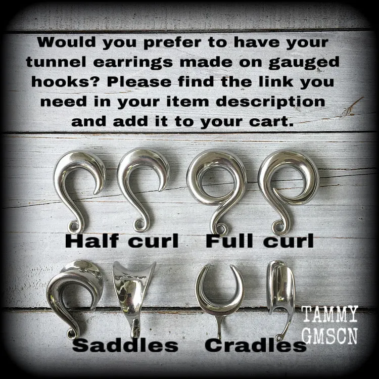 Octopus tentacle tunnel dangles-Sea Shanty jewelry