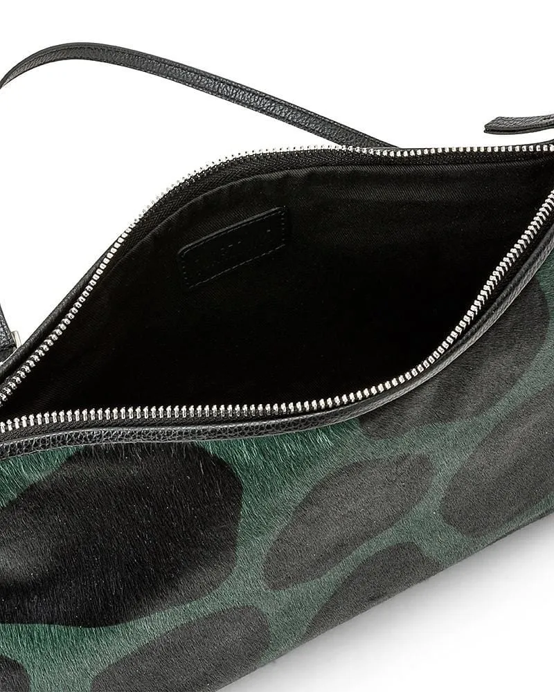 Olga Zip Pouch Bag Giraffe Print