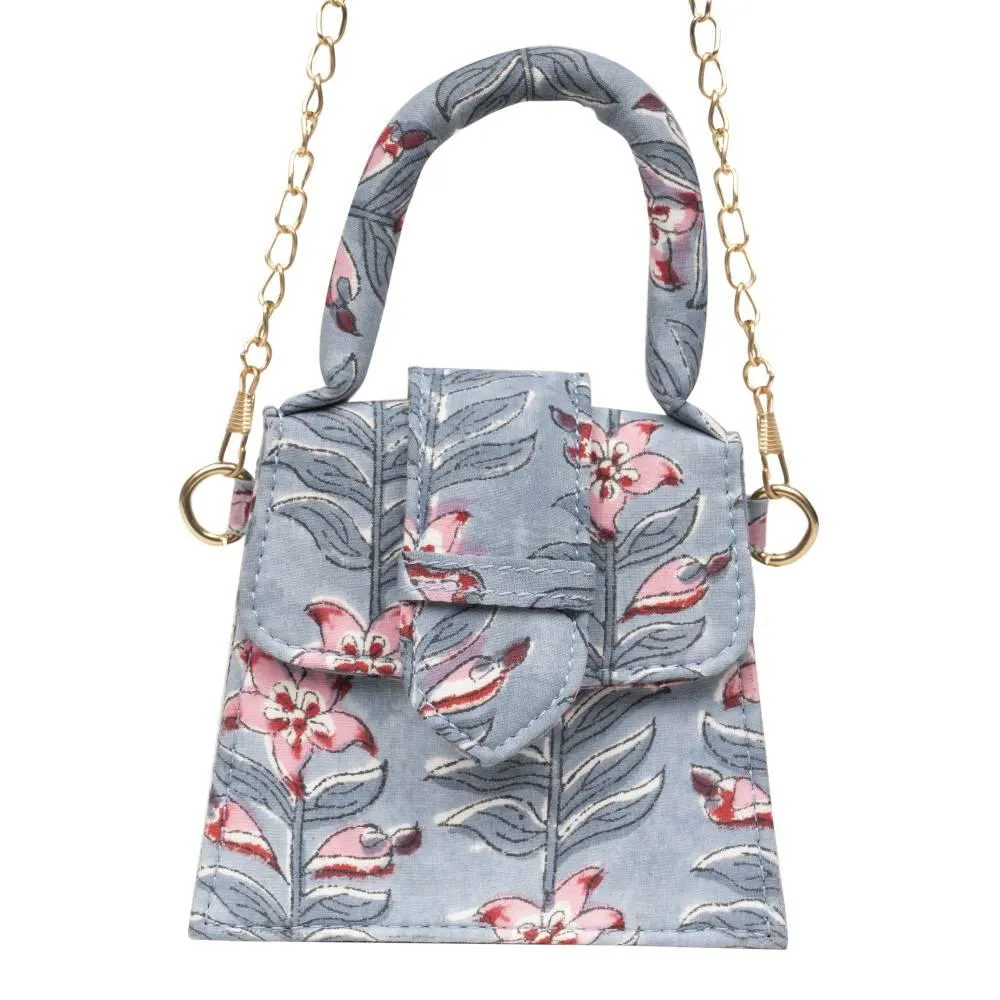 Olive Mist Blockprinted Chiq Bag