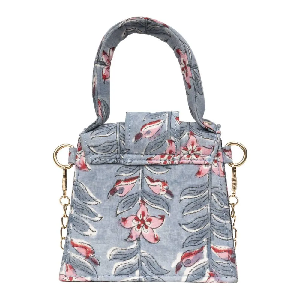 Olive Mist Blockprinted Chiq Bag