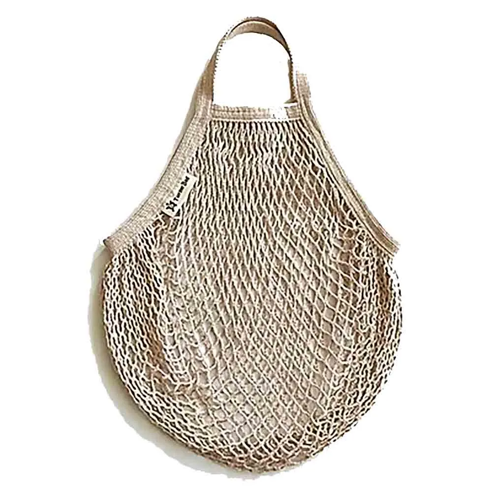 Organic Cotton Short-Handled String Bag by Turtle Bags - Various Colours