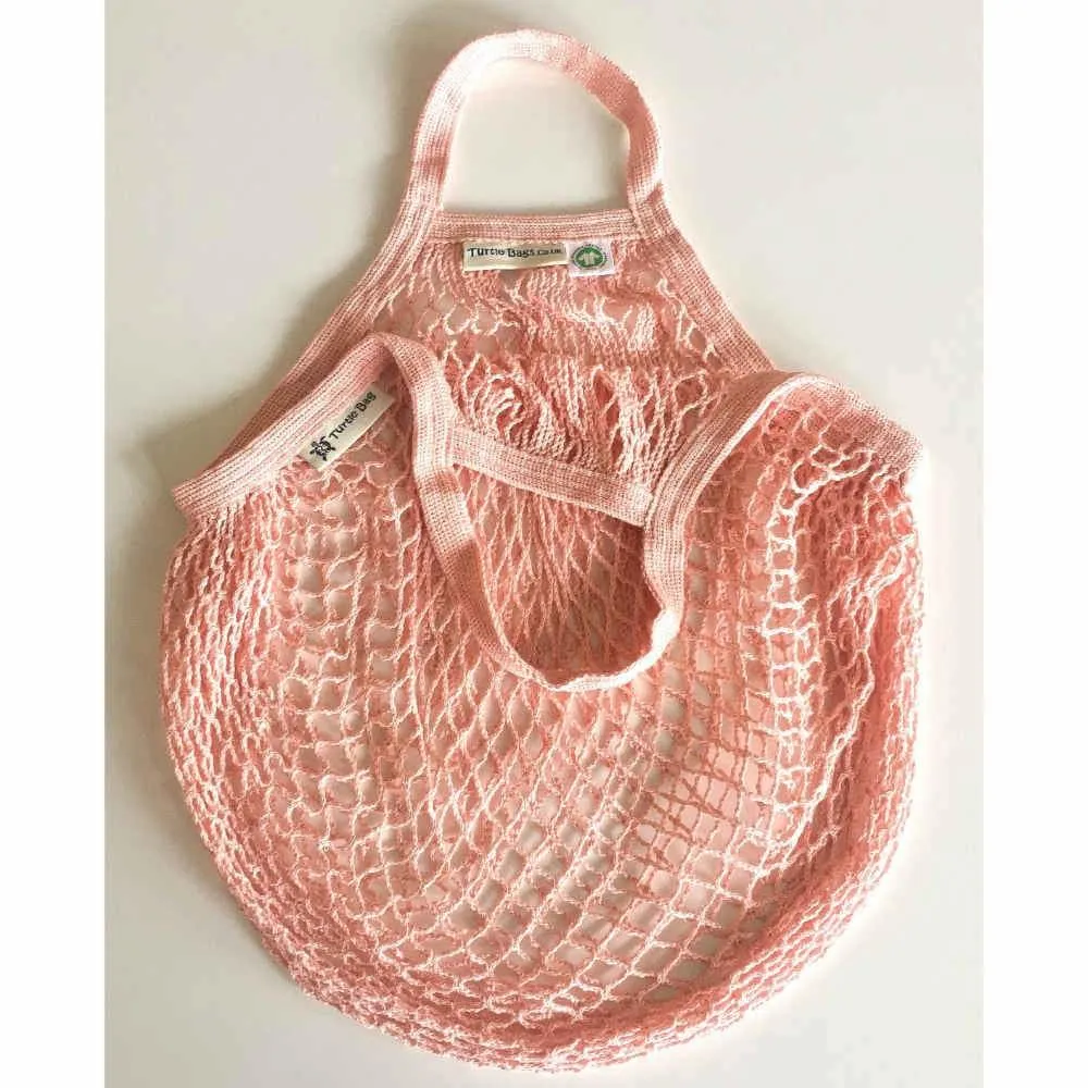Organic Cotton Short-Handled String Bag by Turtle Bags - Various Colours