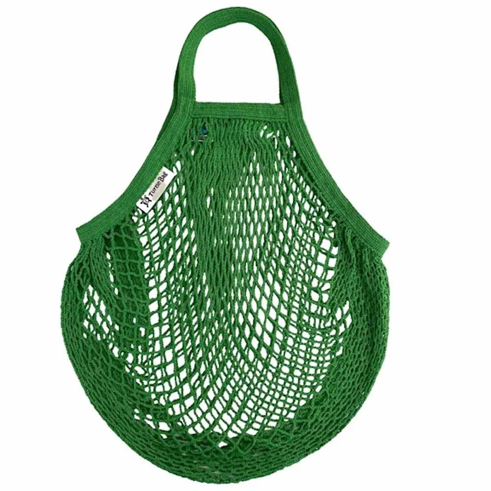Organic Cotton Short-Handled String Bag by Turtle Bags - Various Colours
