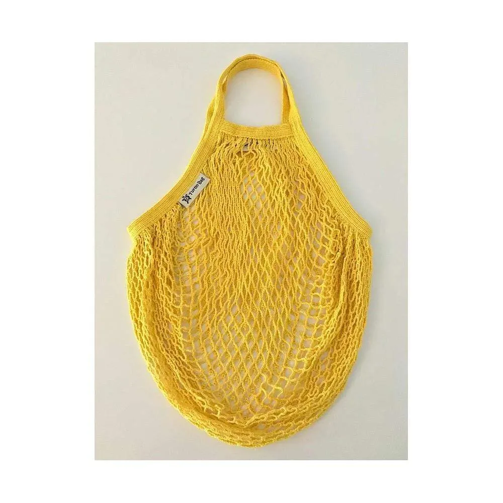 Organic Cotton Short-Handled String Bag by Turtle Bags - Various Colours