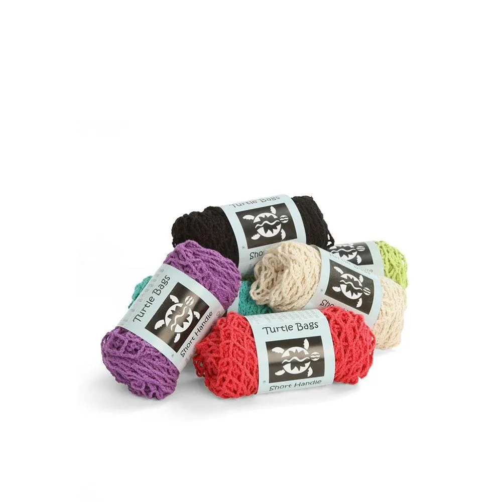 Organic Cotton Short-Handled String Bag by Turtle Bags - Various Colours