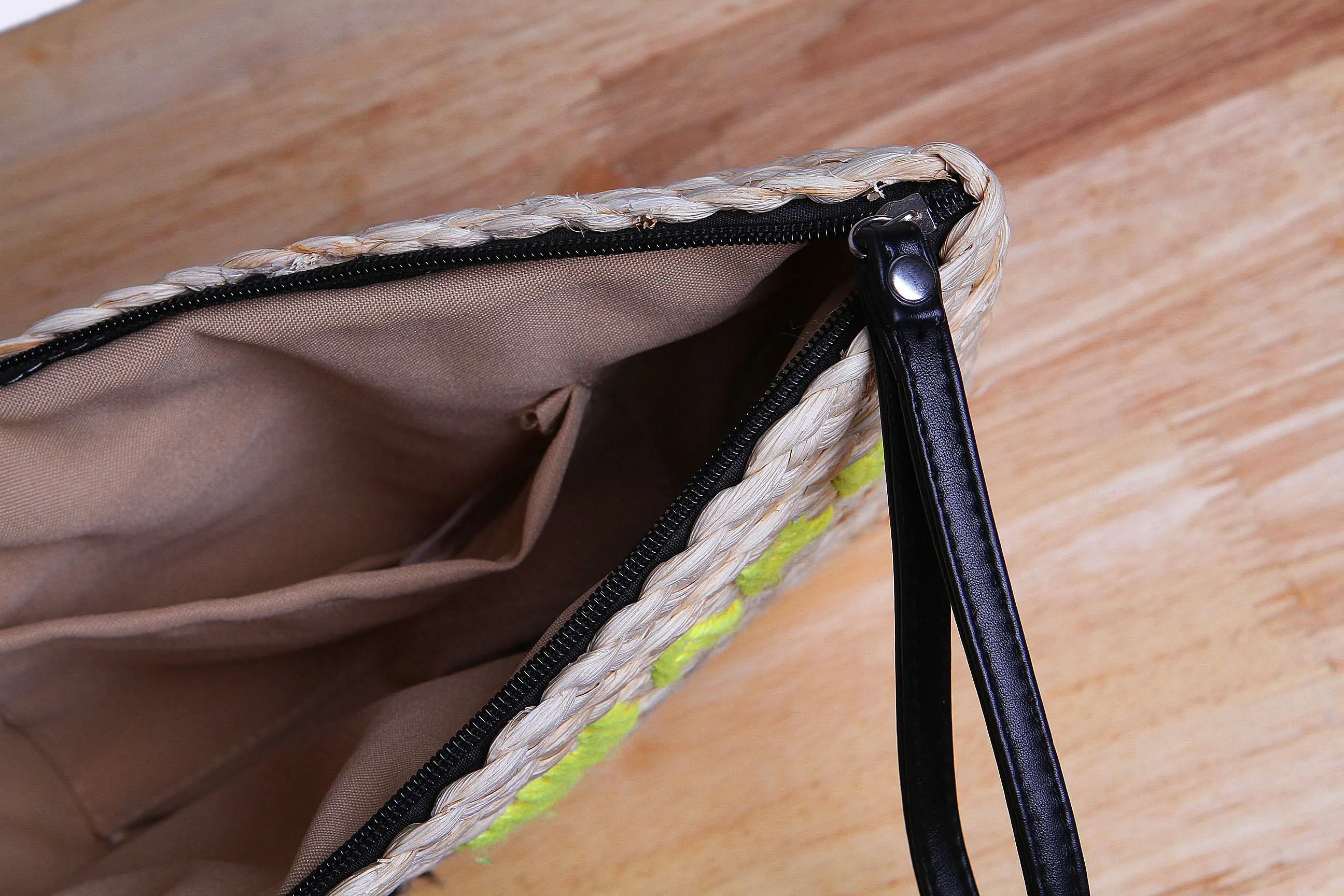 Palm leaf Clutch Bag