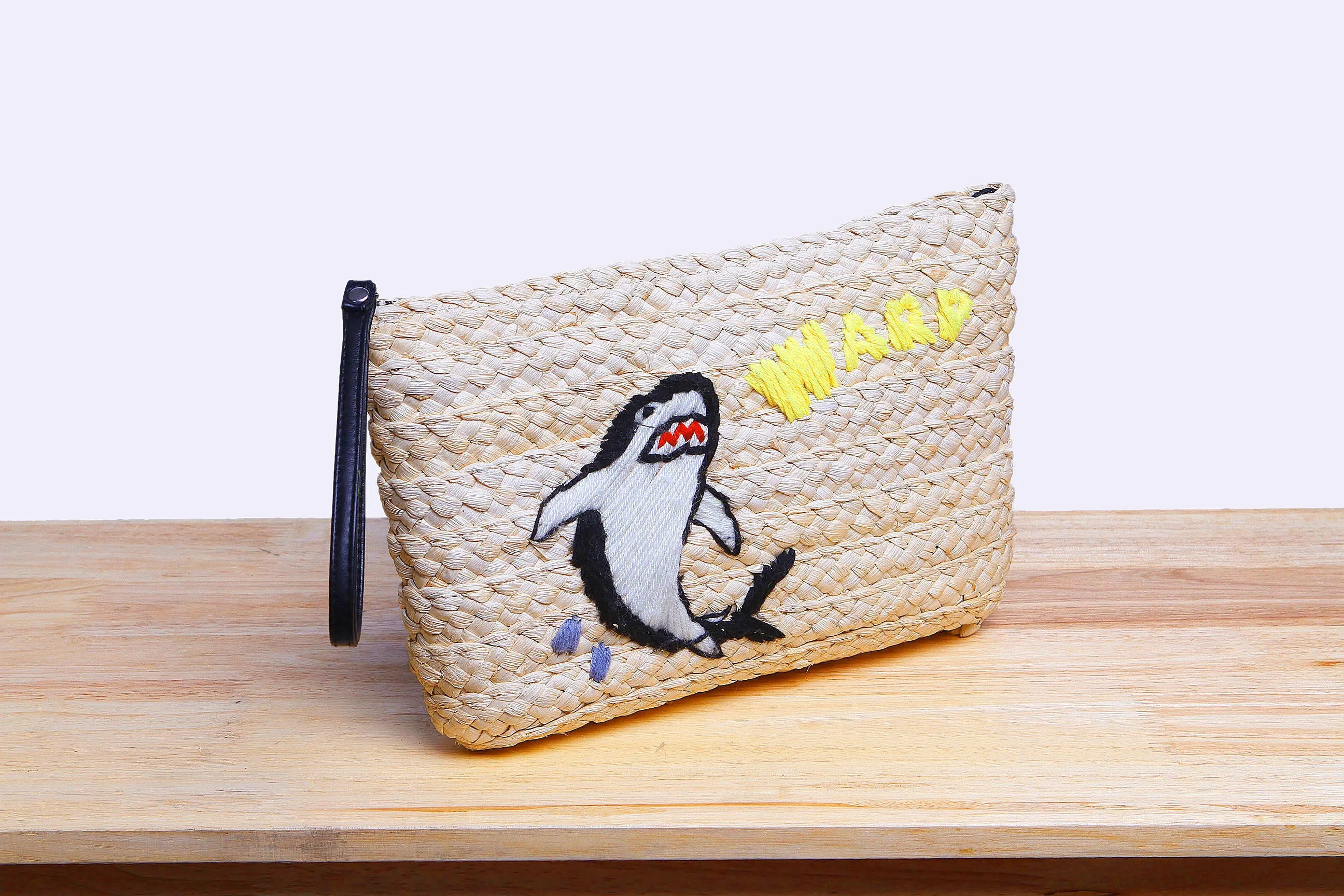 Palm leaf Clutch Bag
