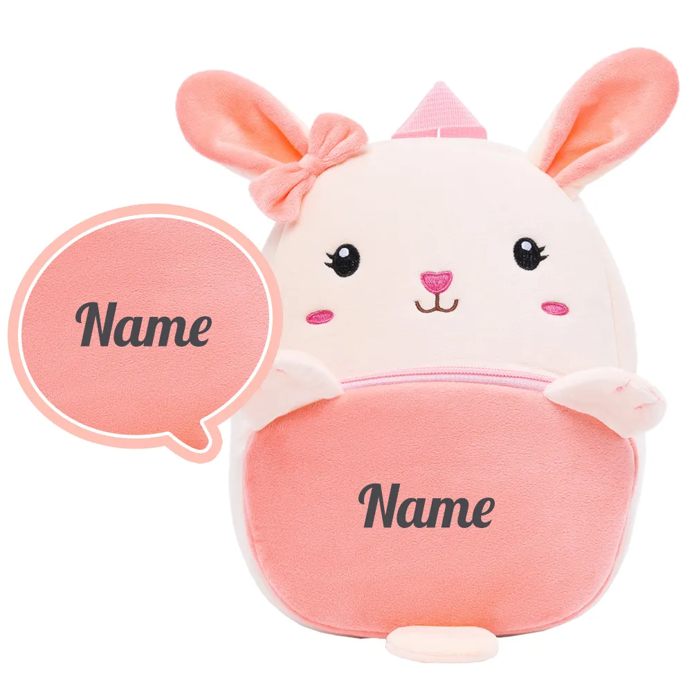 Personalized Plush Backpack For Kids