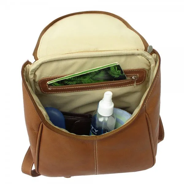 Piel Leather U Zip Backpack Assorted Colors