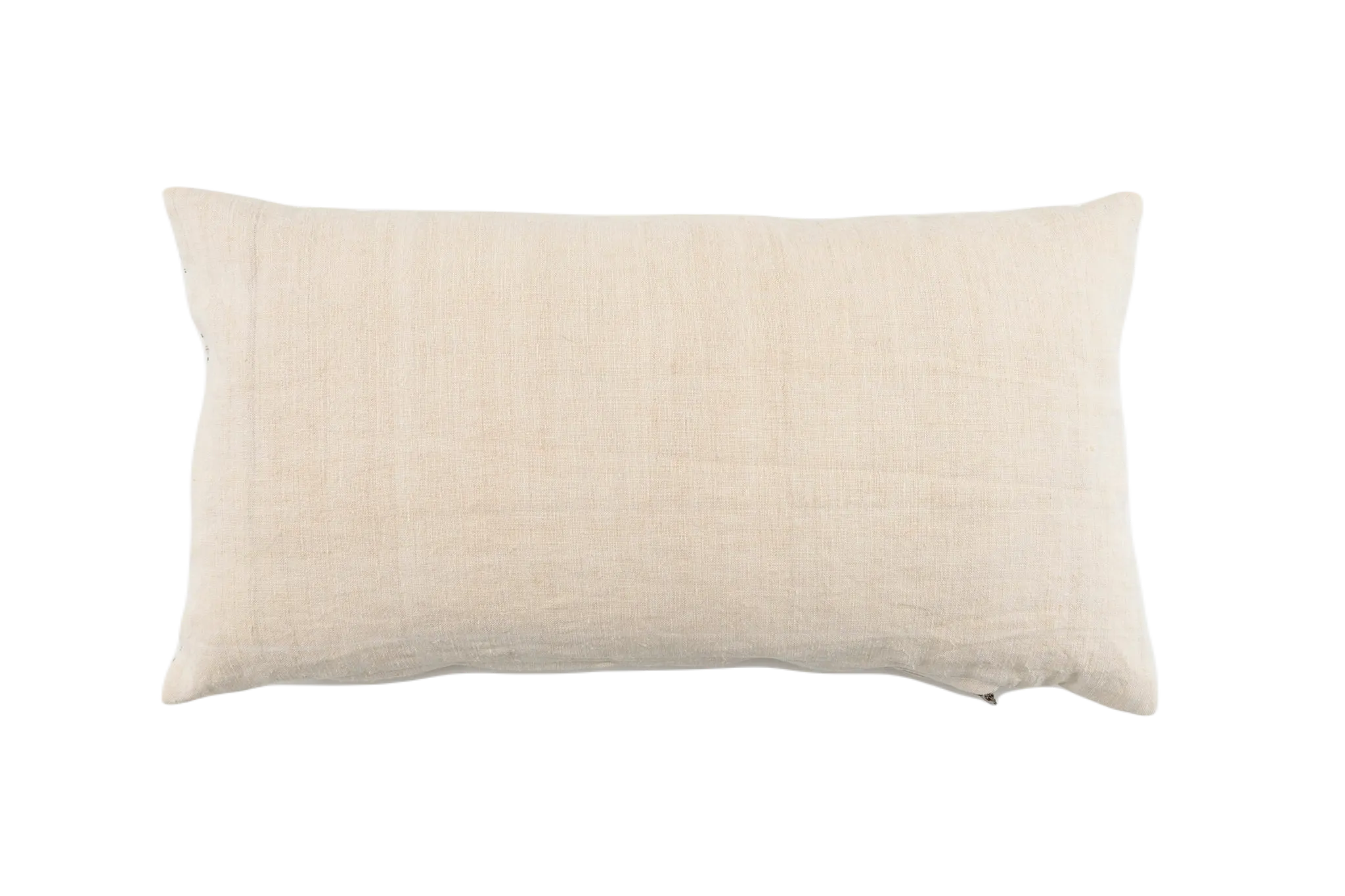 Pillow: Handwoven antique Bulgarian cotton and Hungarian hemp - P266