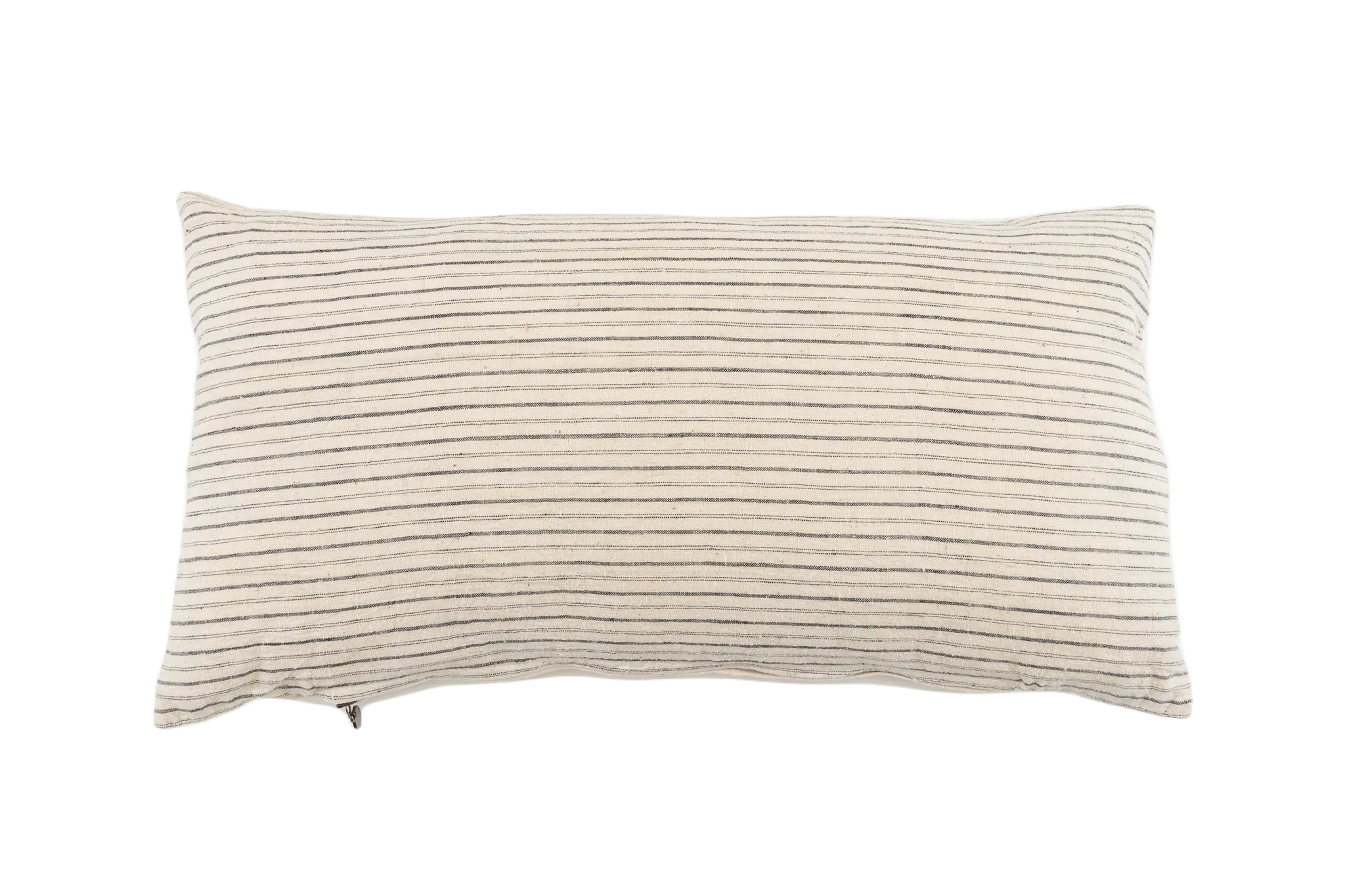 Pillow: Handwoven antique Bulgarian cotton and Hungarian hemp - P266