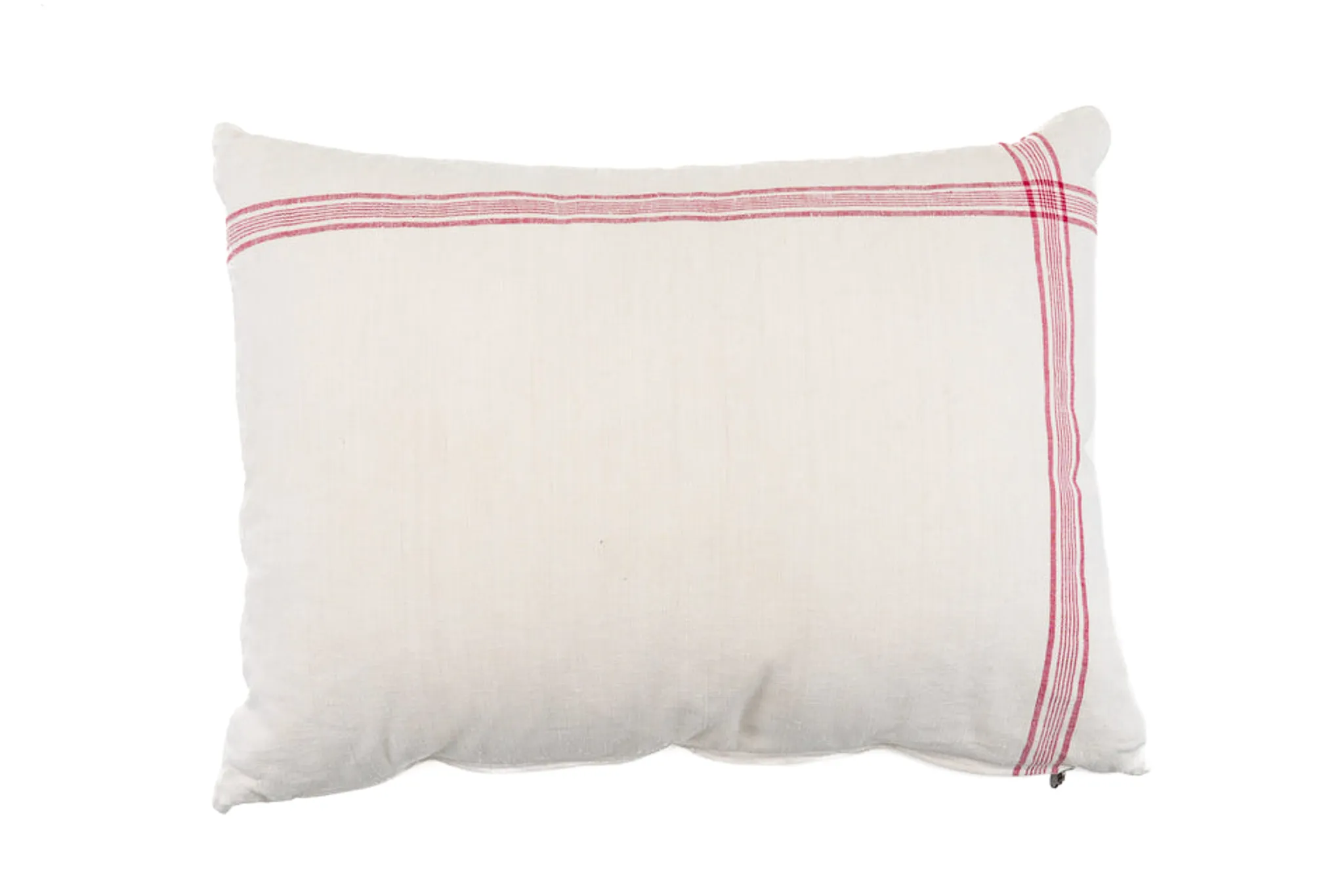 Pillow: Handwoven antique Hungarian hemp - P030