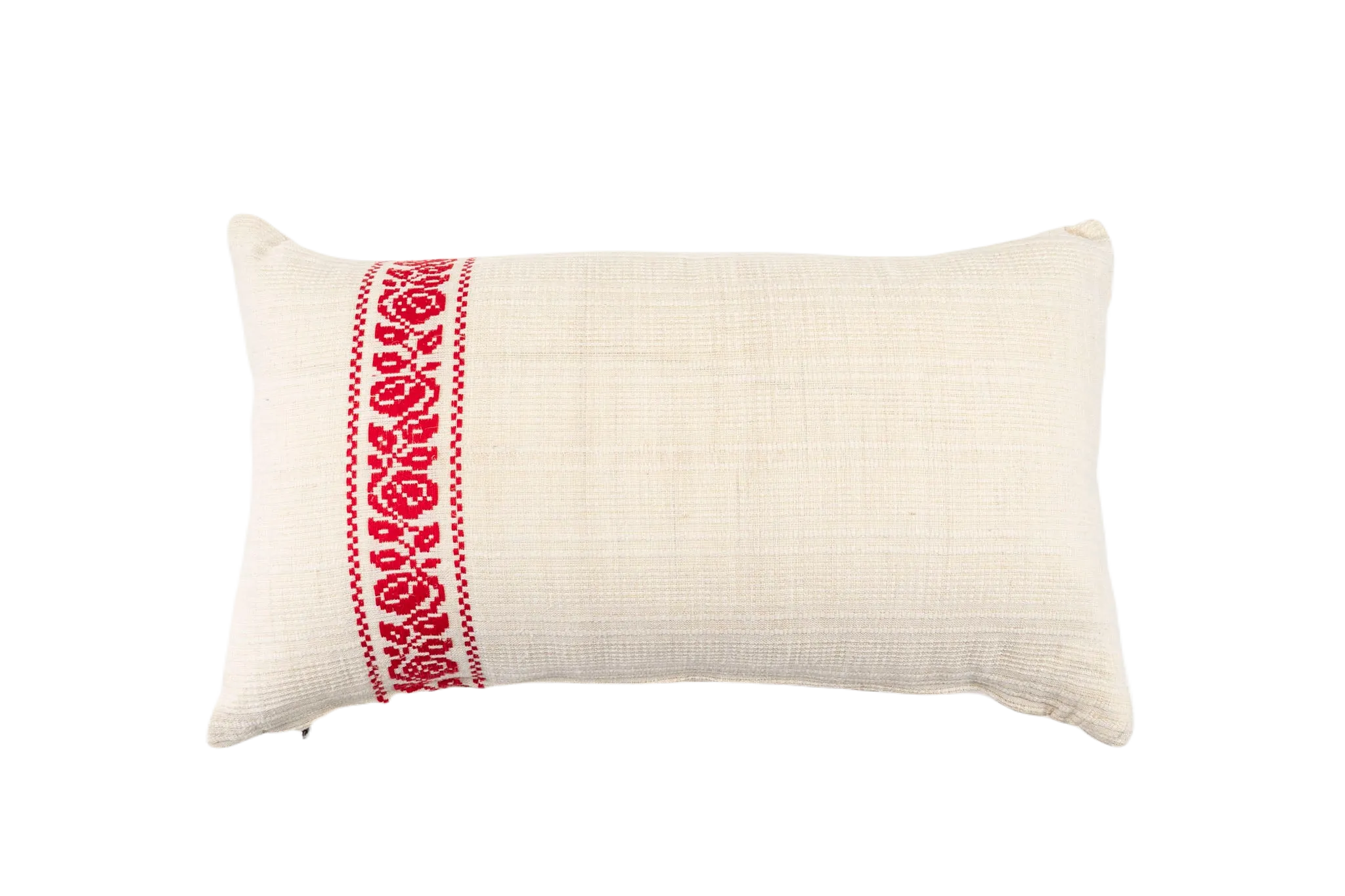 Pillow: Handwoven antique Hungarian hemp - P078
