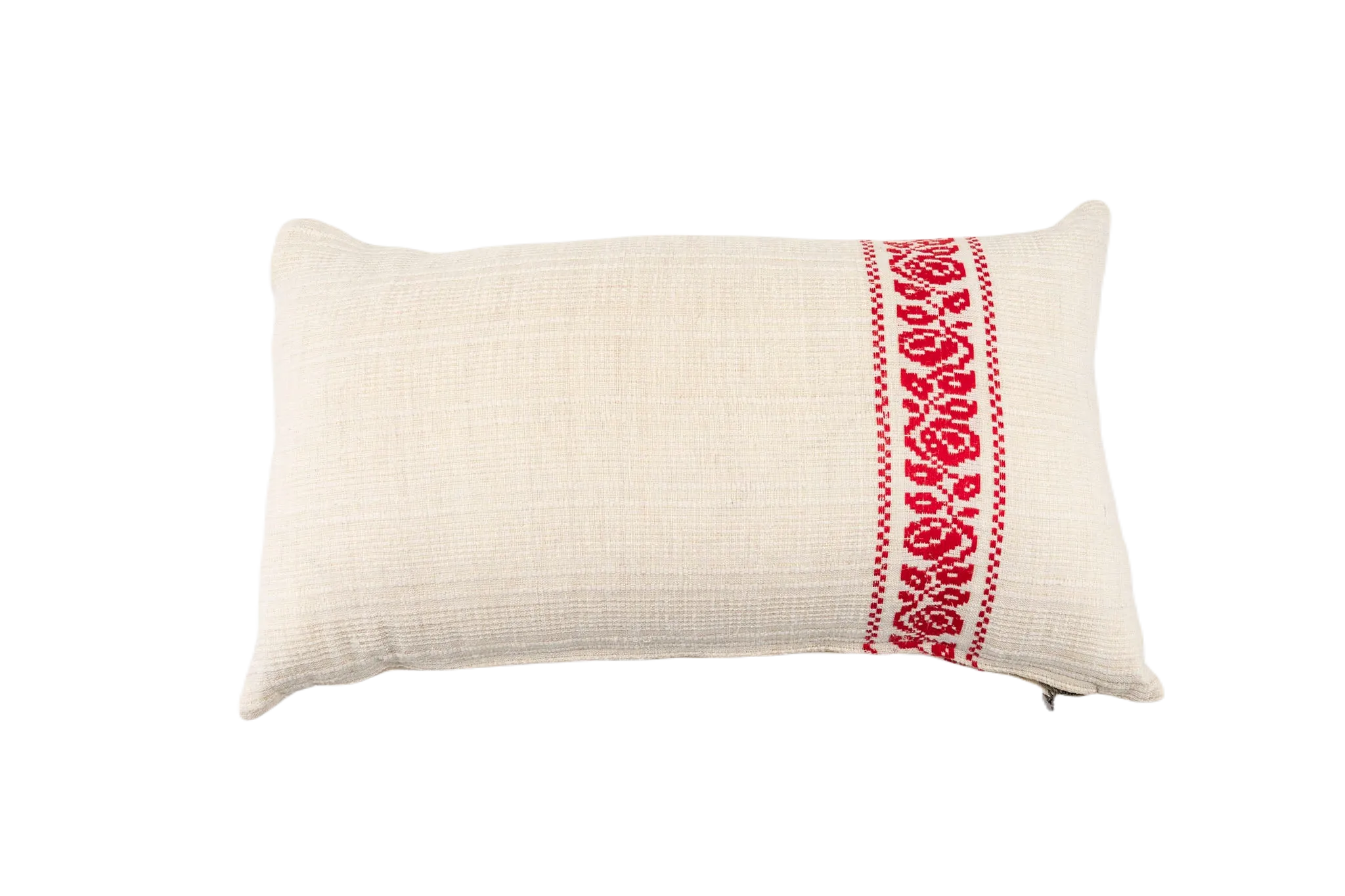 Pillow: Handwoven antique Hungarian hemp - P078