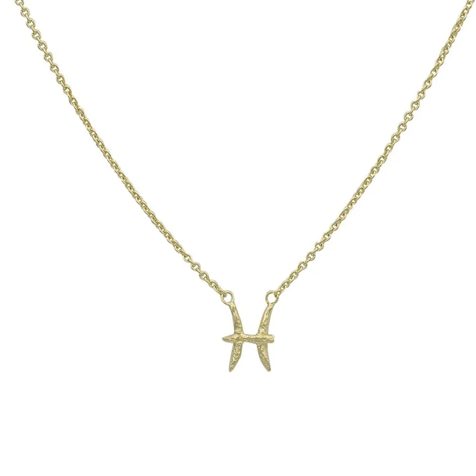 Pisces Gold Vermeil Necklace