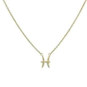 Pisces Gold Vermeil Necklace