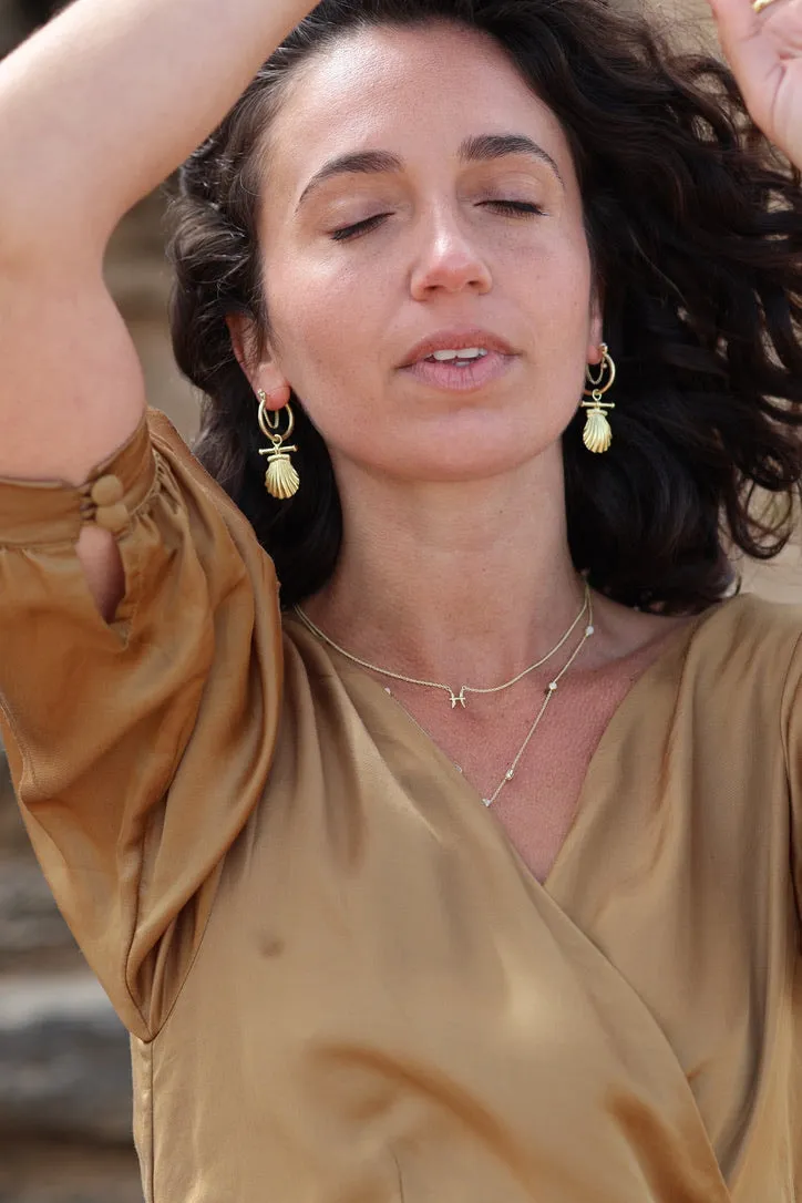 Pisces Gold Vermeil Necklace