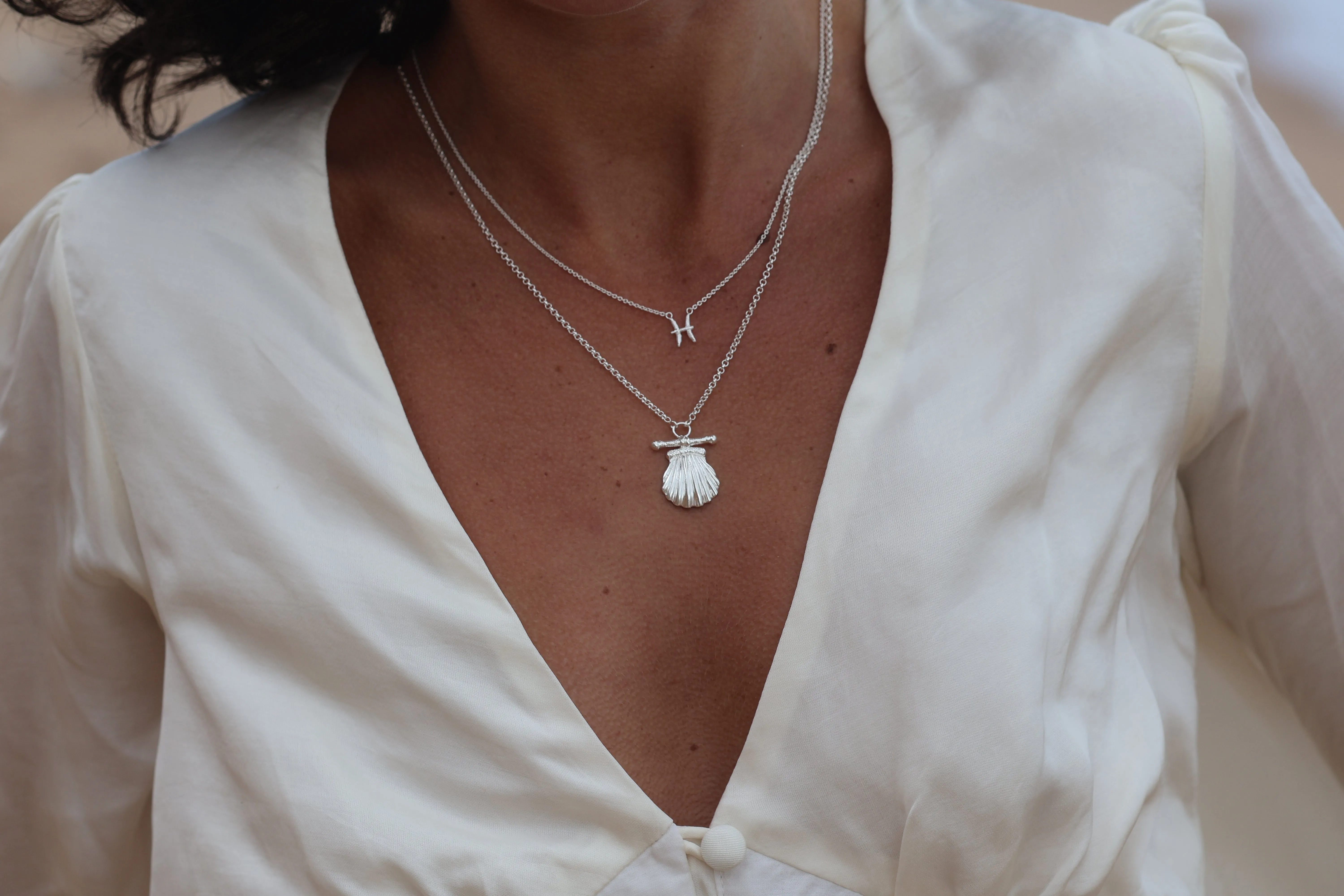 Pisces Silver Necklace