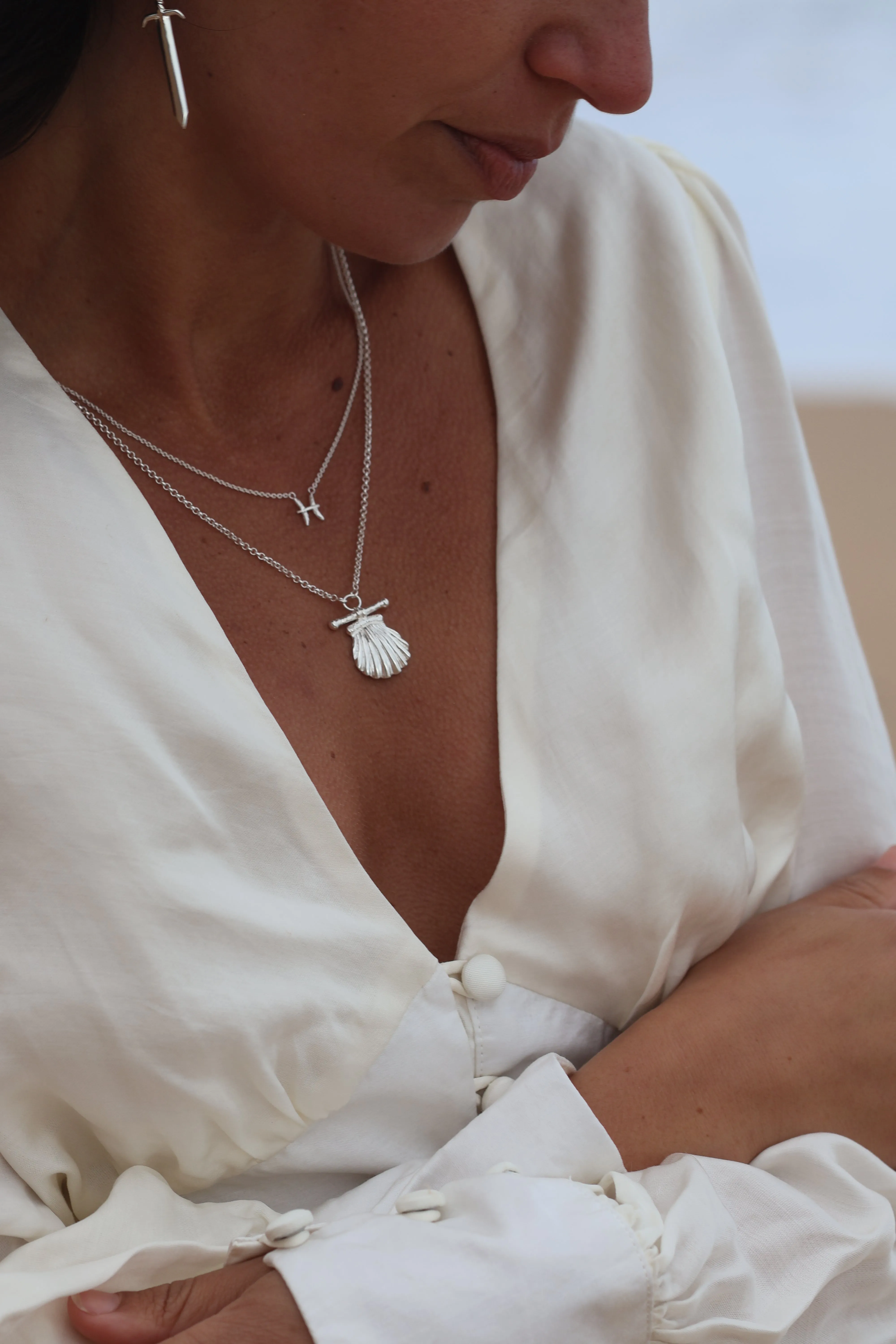 Pisces Silver Necklace