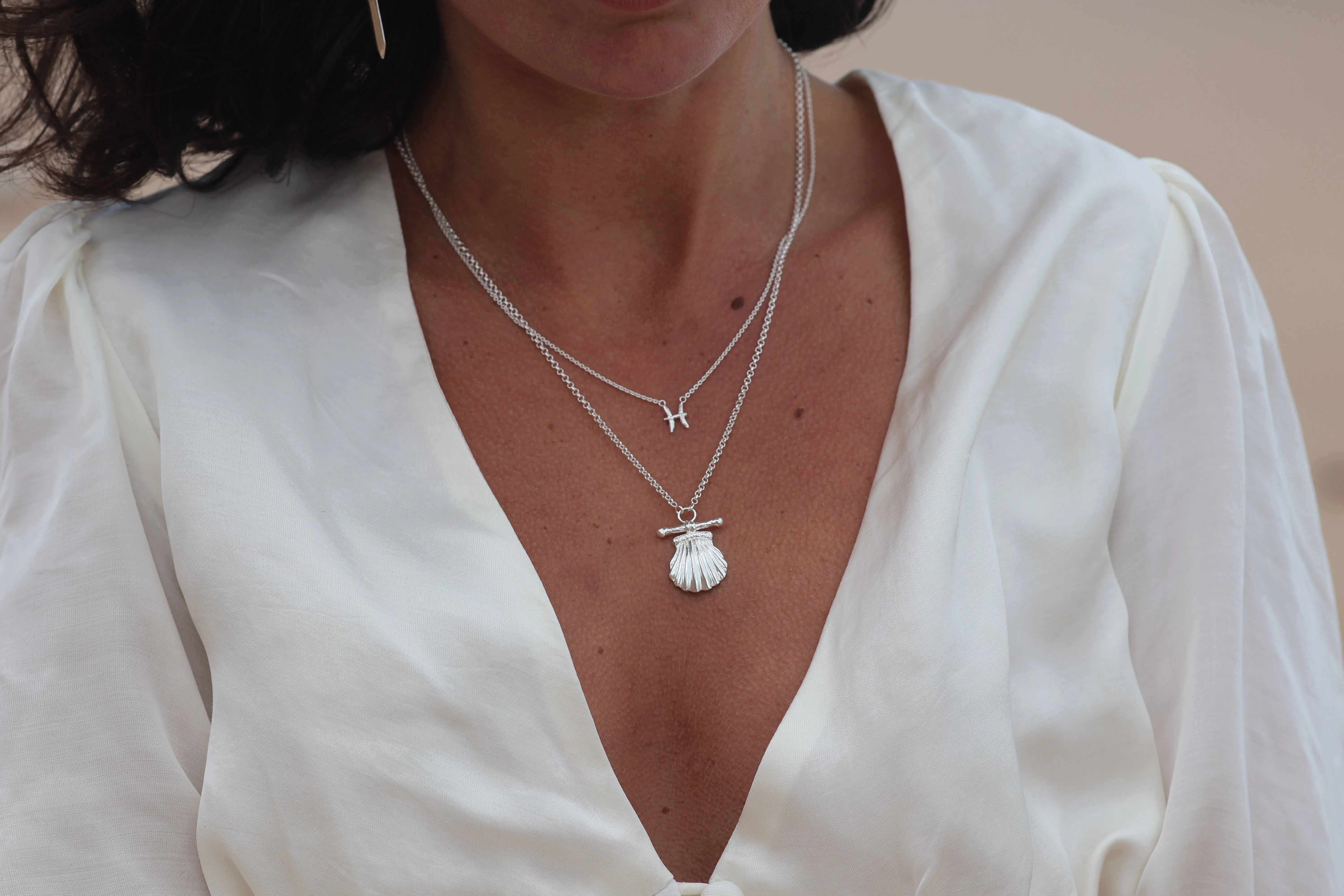 Pisces Silver Necklace