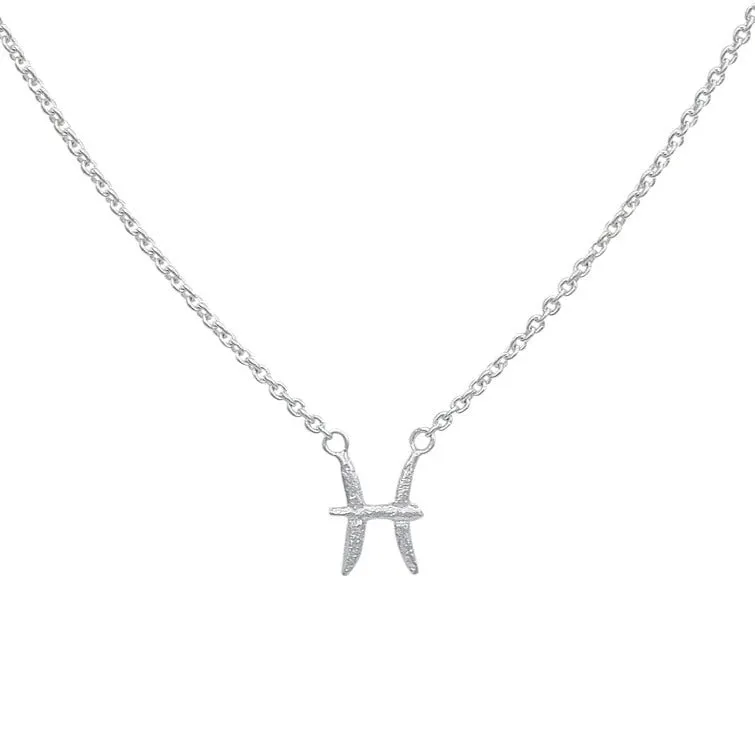 Pisces Silver Necklace