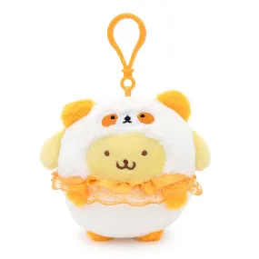 Pompompurin Orange Panda Mascot Plush Clip-On