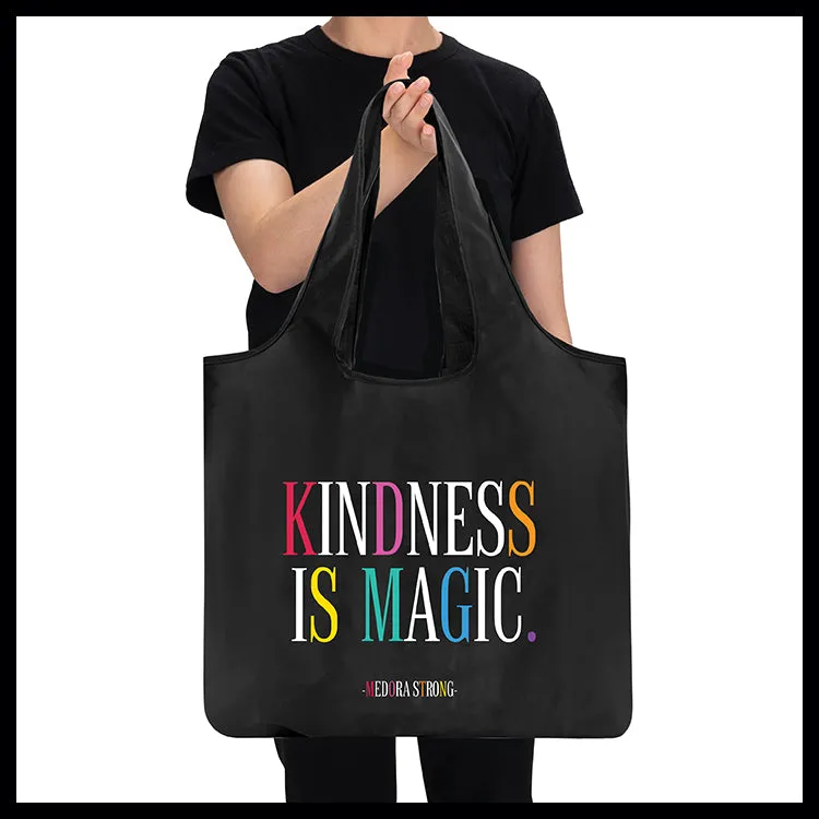 "kindness is magic" reusable bag