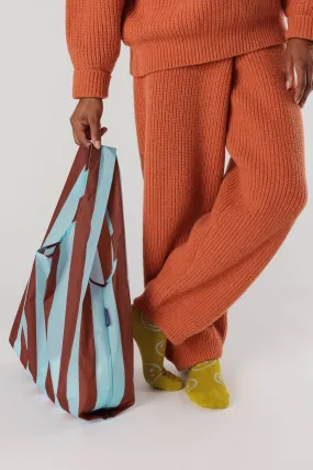 Raisin Awning Stripe Baggu