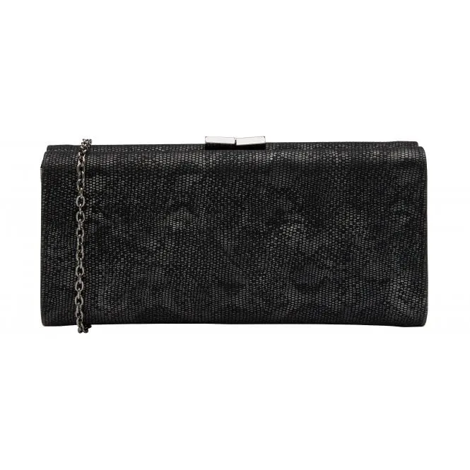 Rosanna Clutch Bag by Lotus Black Leopard Print
