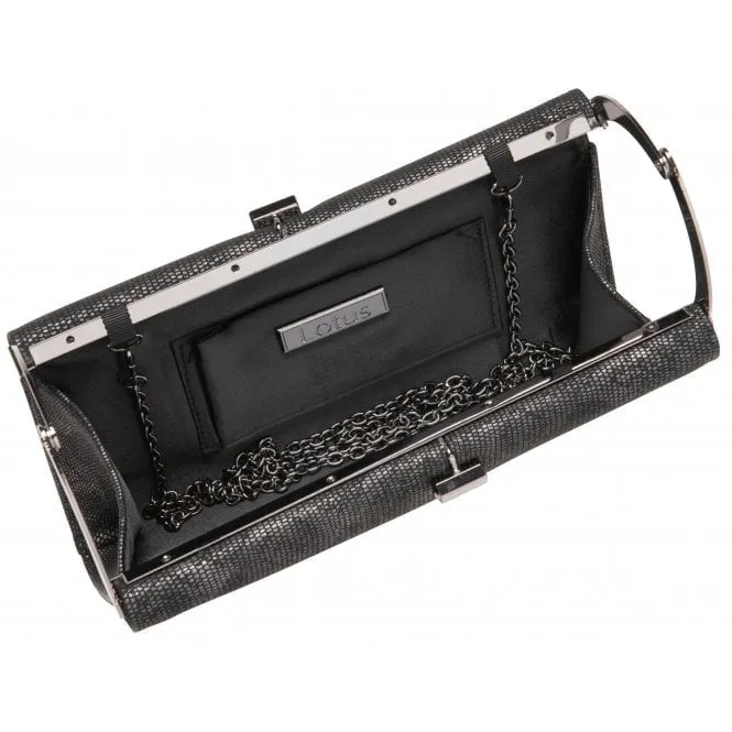 Rosanna Clutch Bag by Lotus Black Leopard Print