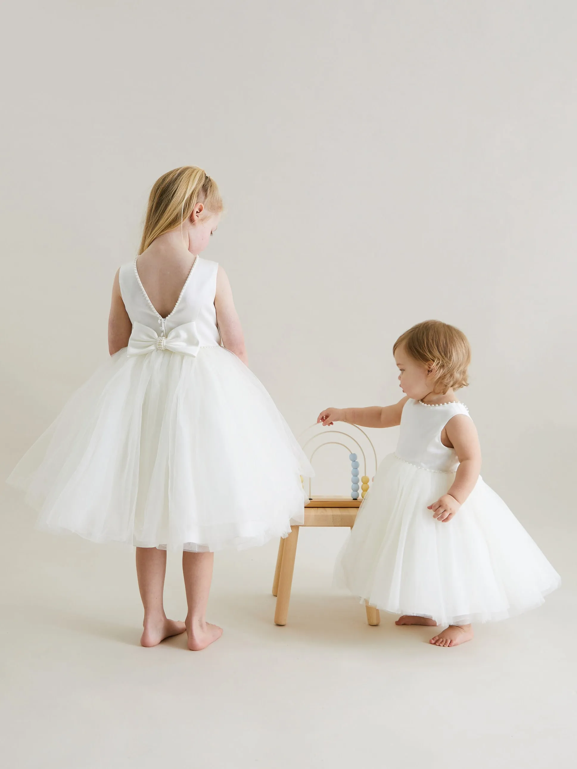 Sarah Louise Ivory Pearl Occasion Dress