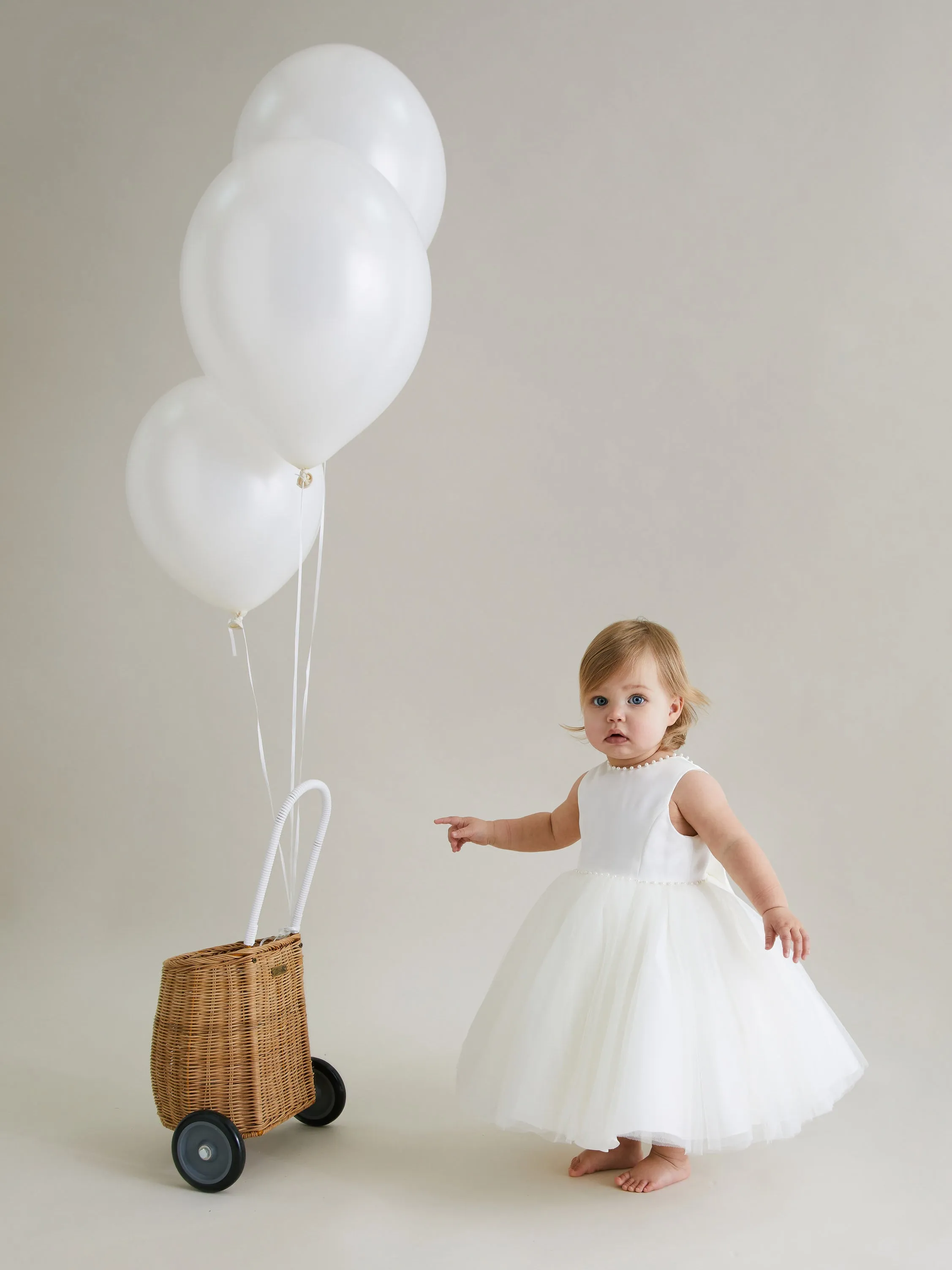 Sarah Louise Ivory Pearl Occasion Dress