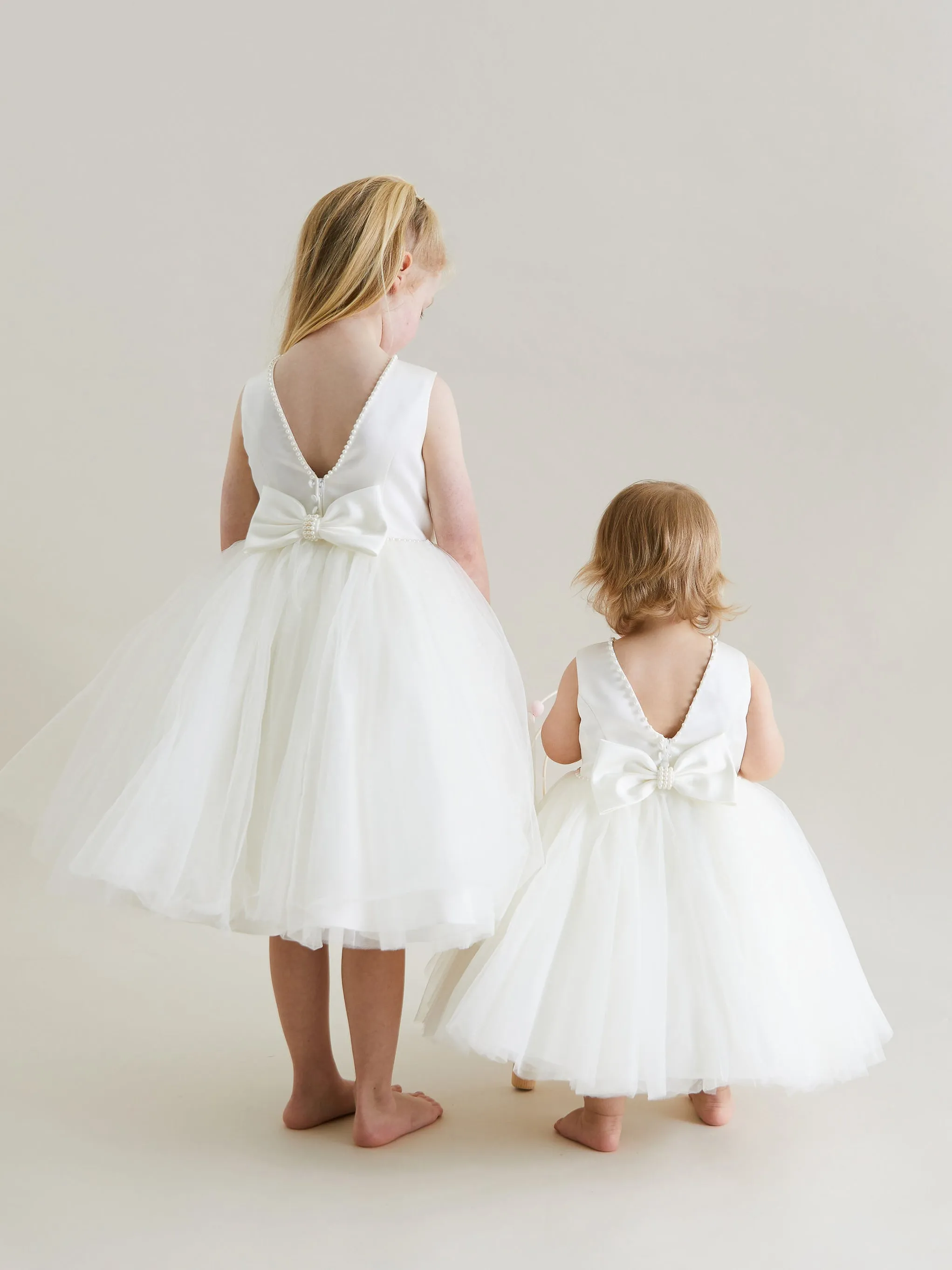 Sarah Louise Ivory Pearl Occasion Dress
