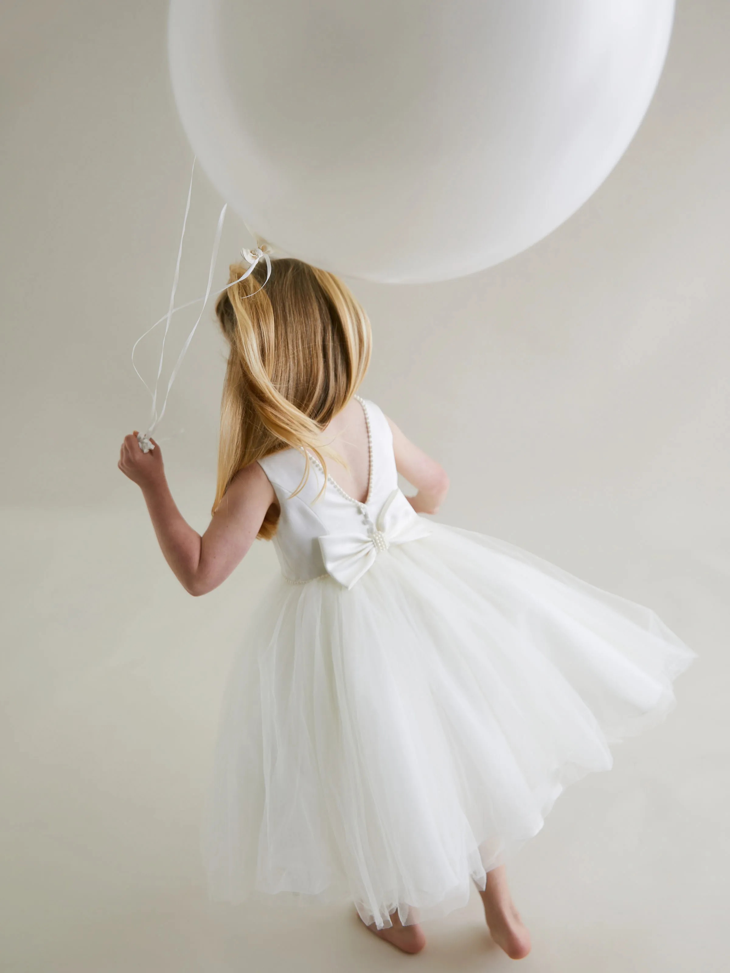 Sarah Louise Ivory Pearl Occasion Dress