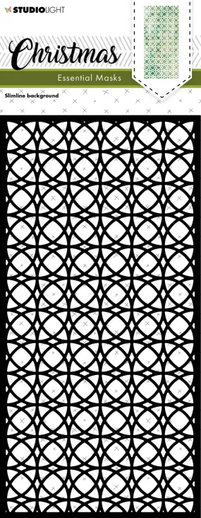 SL Mask Christmas Slimline Background Essentials 105x210x1mm 1 PC nr.112
