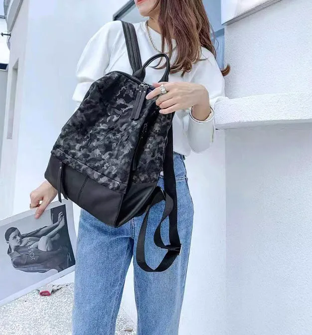 Small Ladies Travel Backpack Women's Lightweight Backpack Nylon Waterproof Backpacks