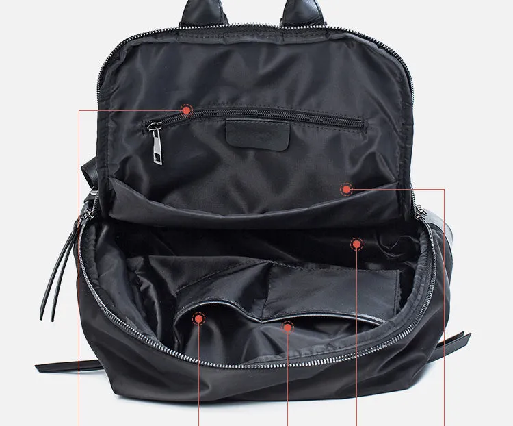 Small Ladies Travel Backpack Women's Lightweight Backpack Nylon Waterproof Backpacks