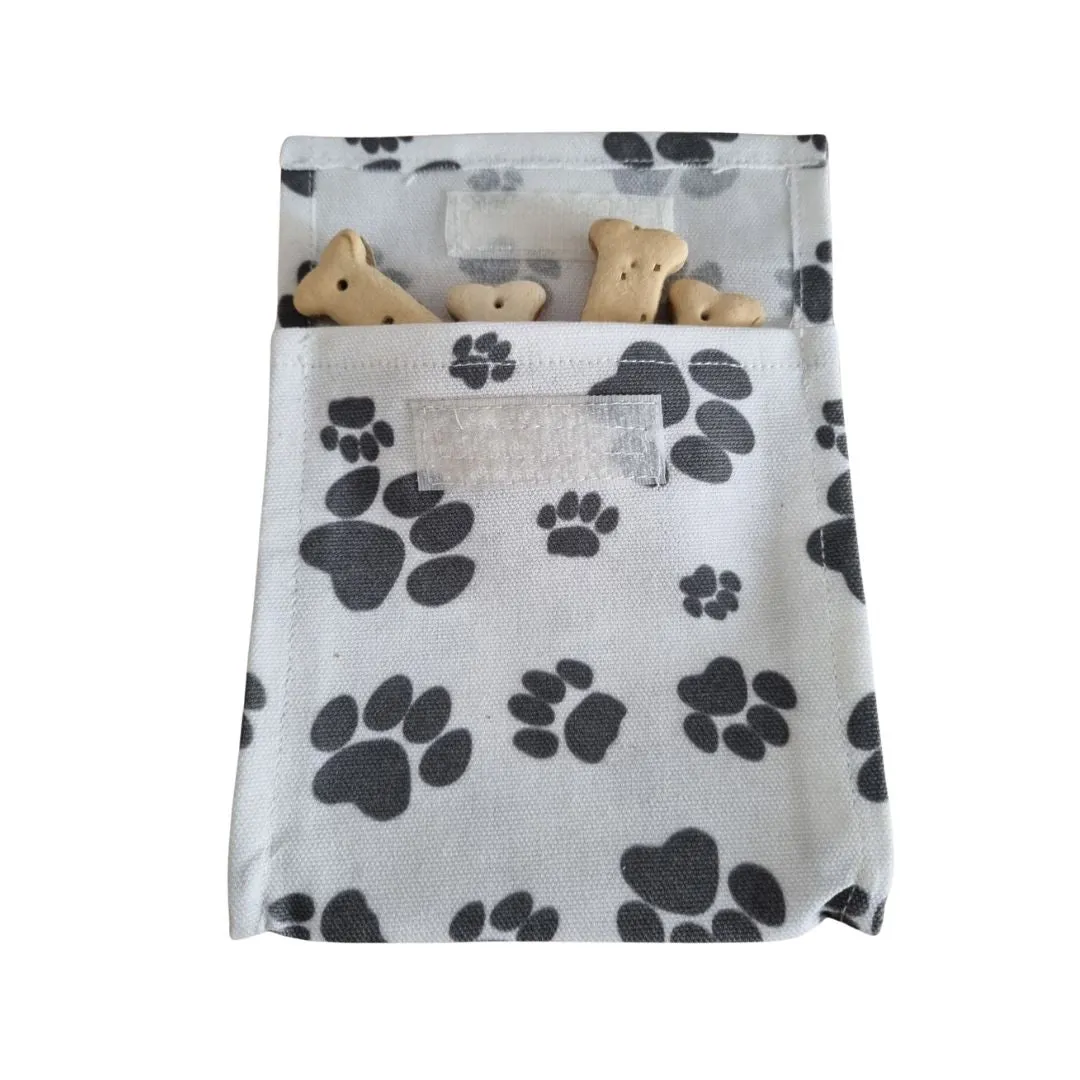 Snack & Food Bag - Pet paw print