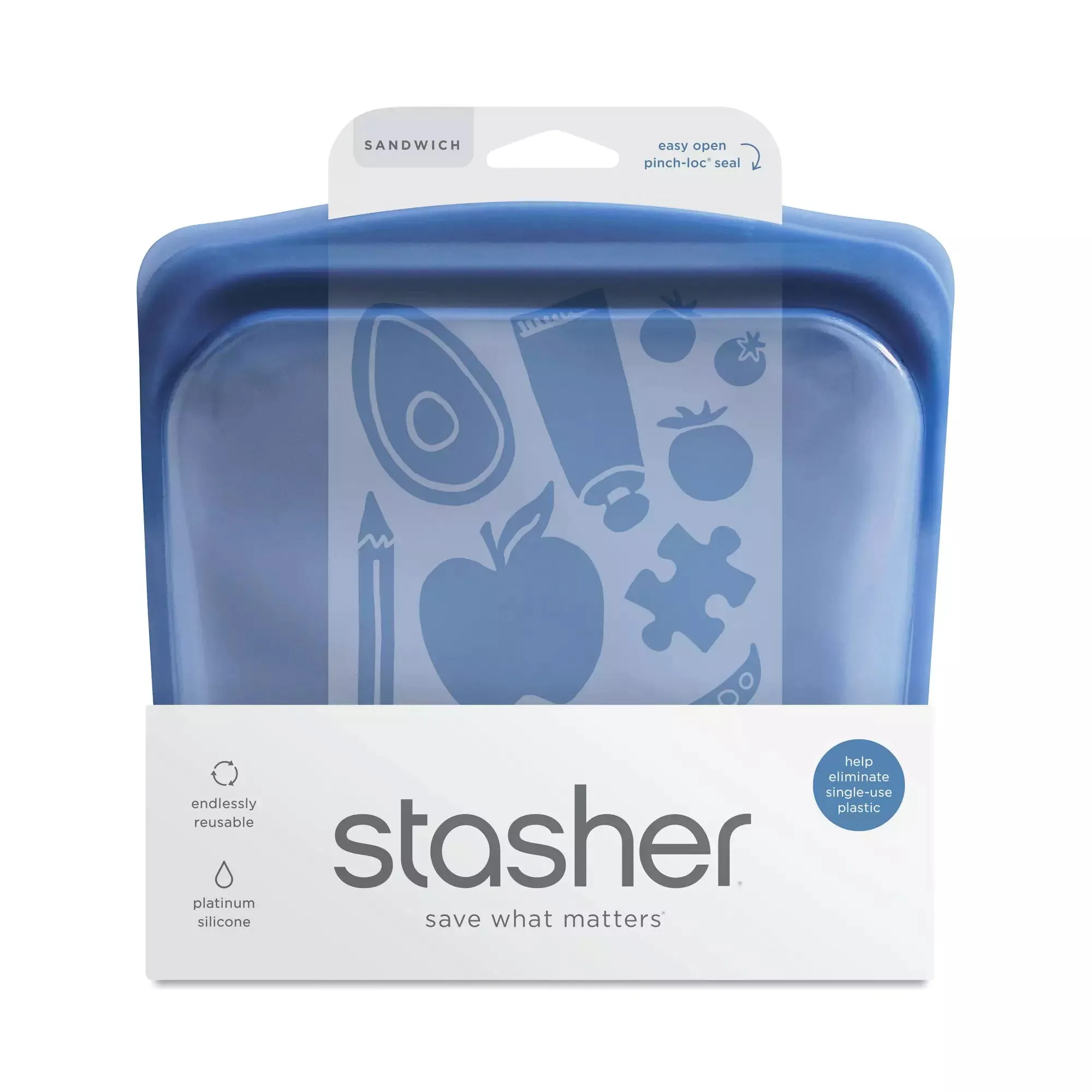 Stasher Silicone Sandwich Bag