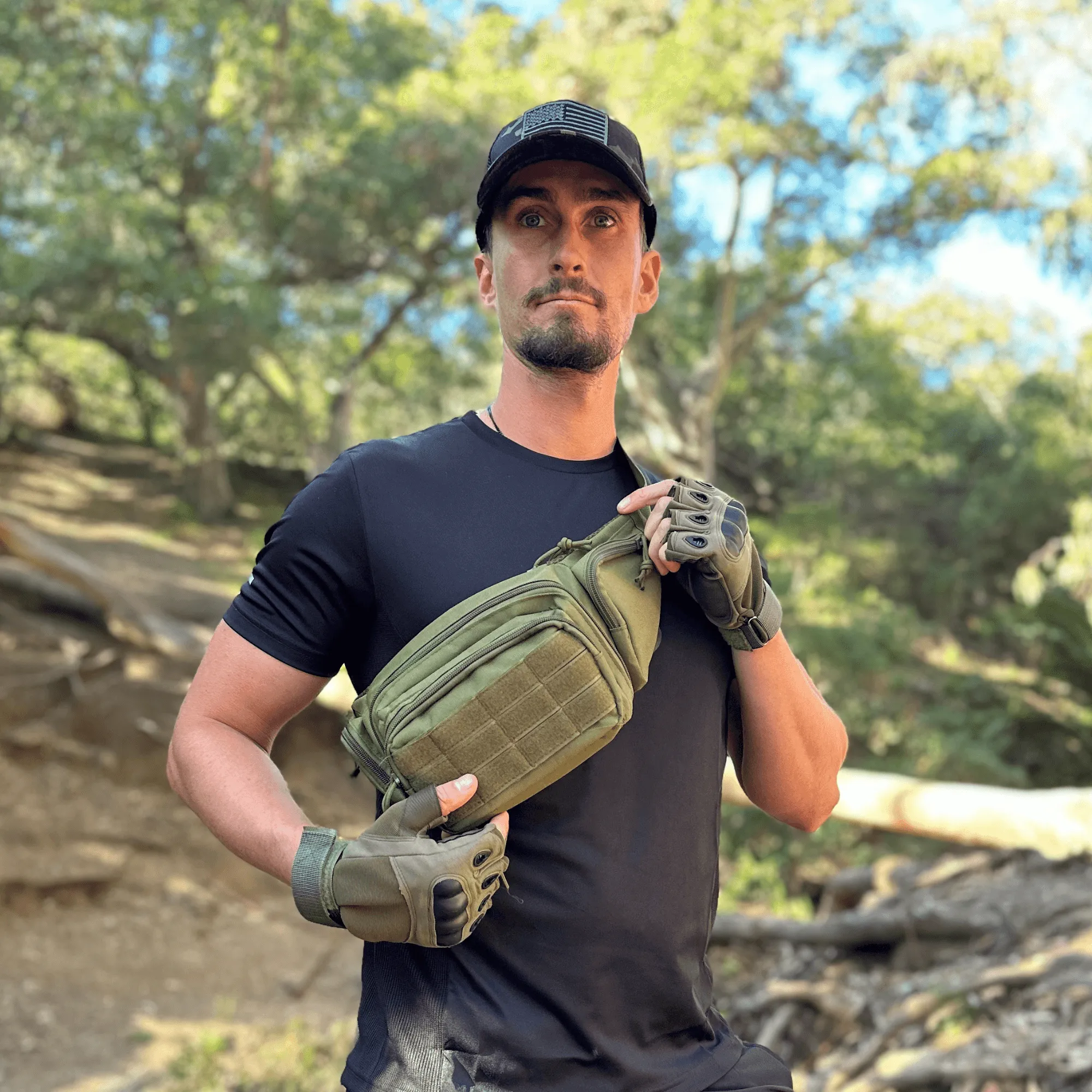 Tactical Military Fanny Pack Waist Bag & MOLLE EDC Pouch For Outdoor