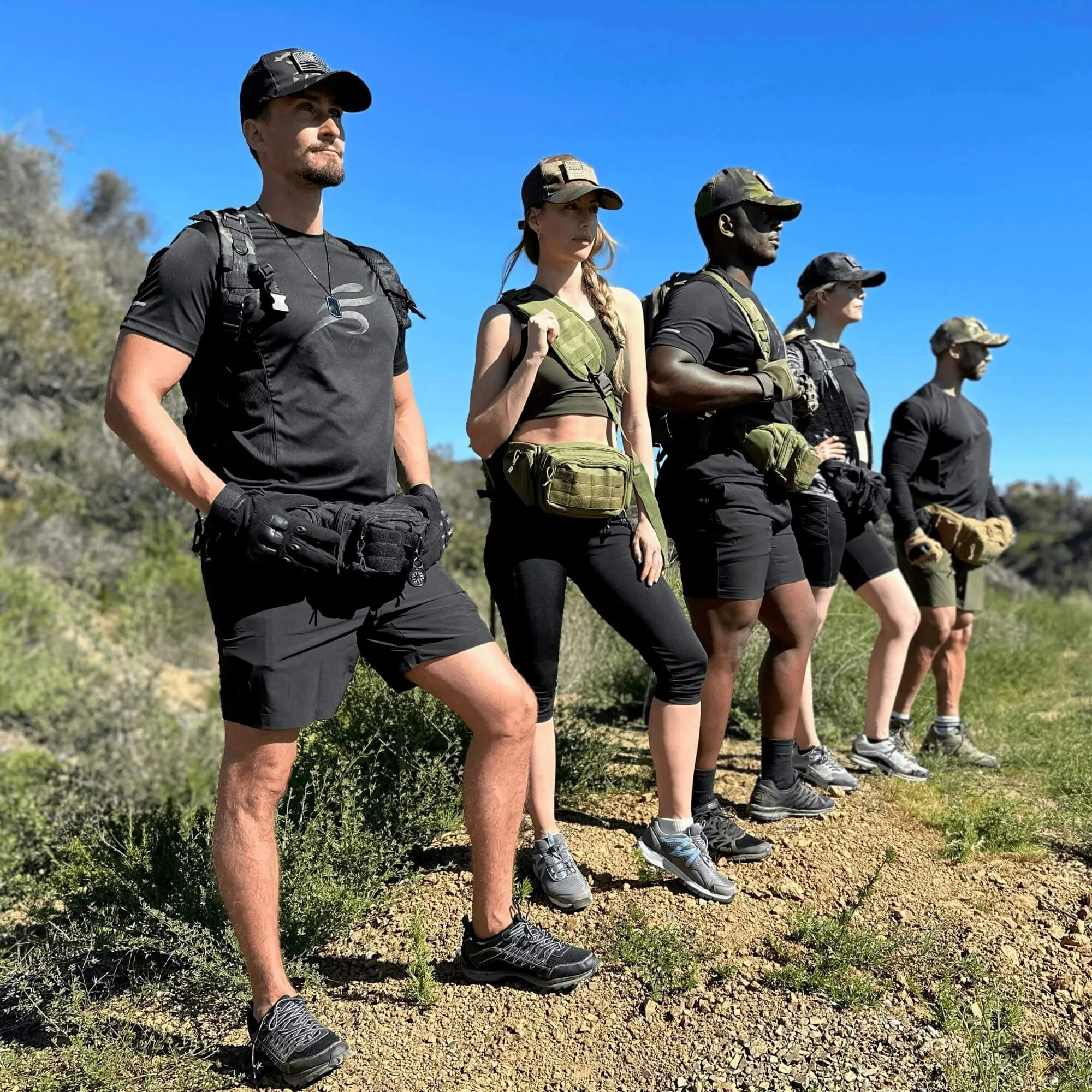 Tactical Military Fanny Pack Waist Bag & MOLLE EDC Pouch For Outdoor