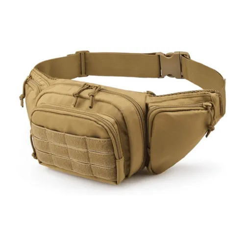Tactical Military Fanny Pack Waist Bag & MOLLE EDC Pouch For Outdoor