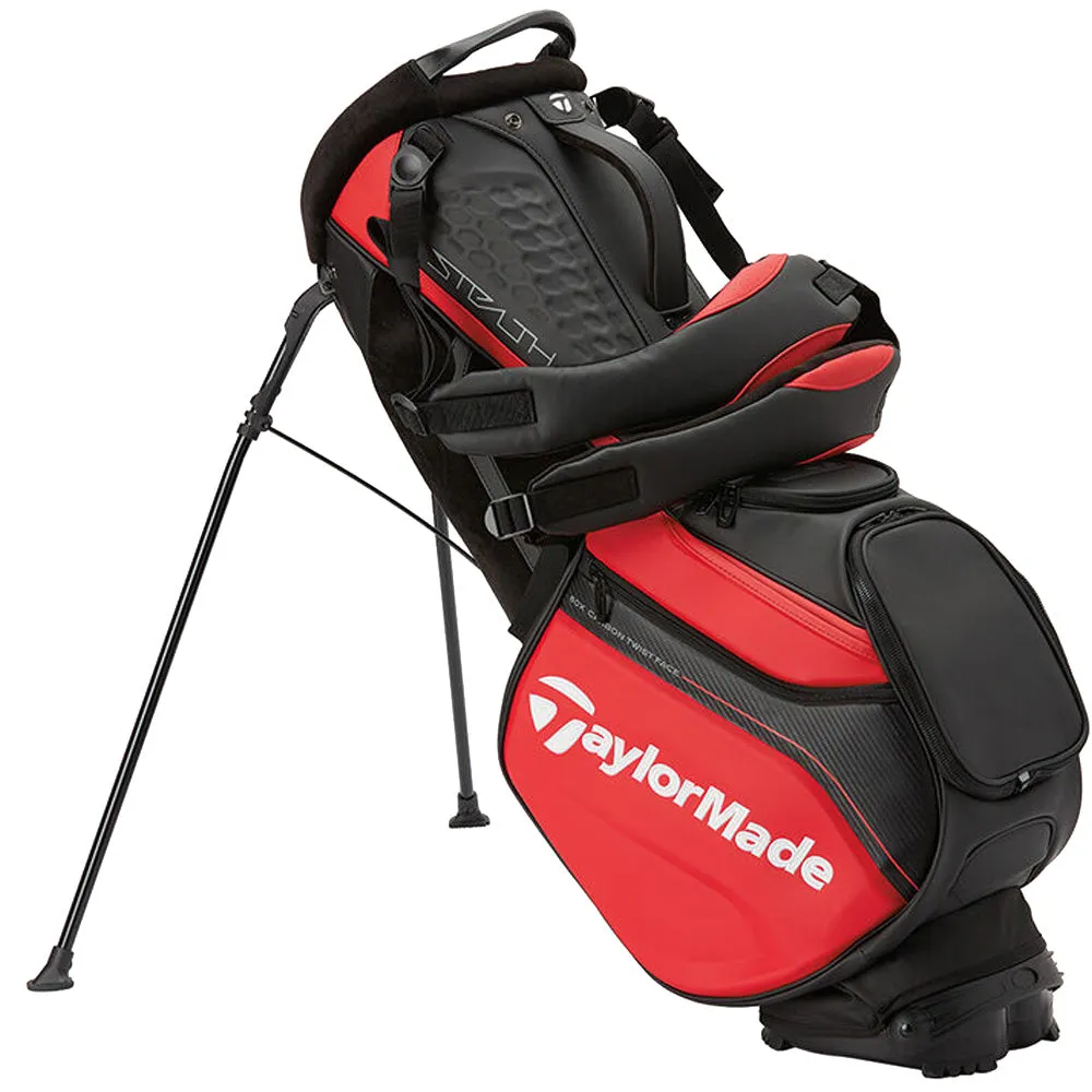 TaylorMade Stealth Tour Stand Bag - Black/Red