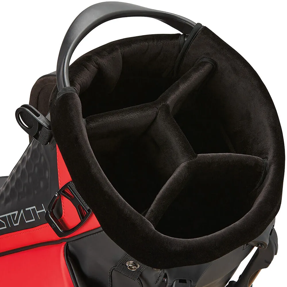 TaylorMade Stealth Tour Stand Bag - Black/Red