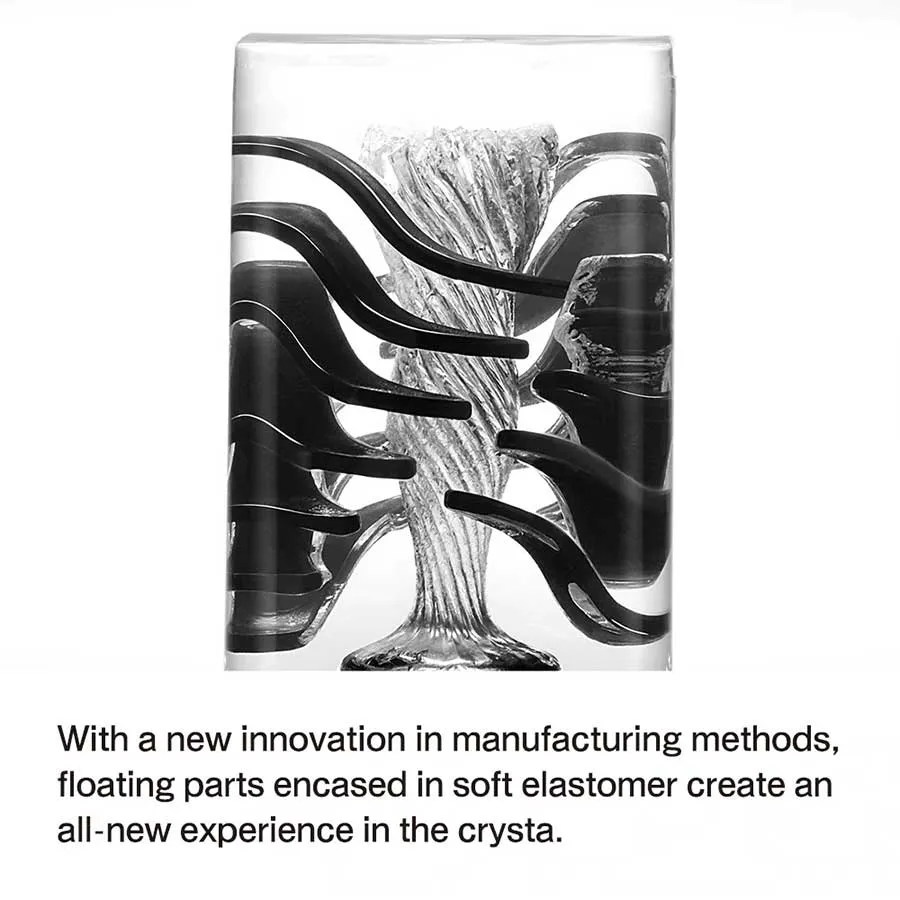 Tenga Crysta Leaf Floating Shape Stroker for Men