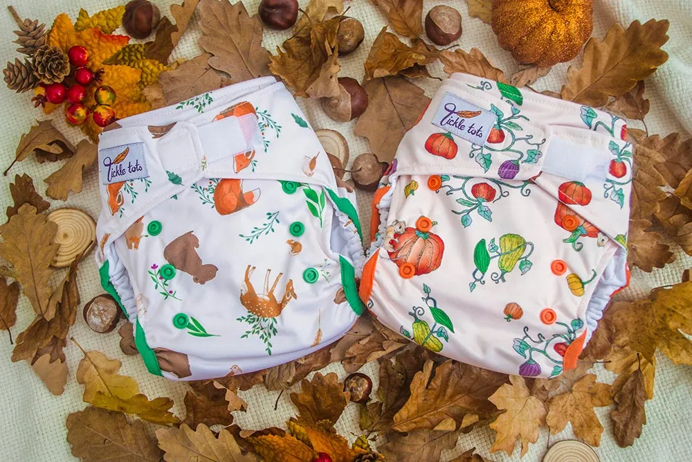 Tickle Tots AIO Nappy - Pumpkin