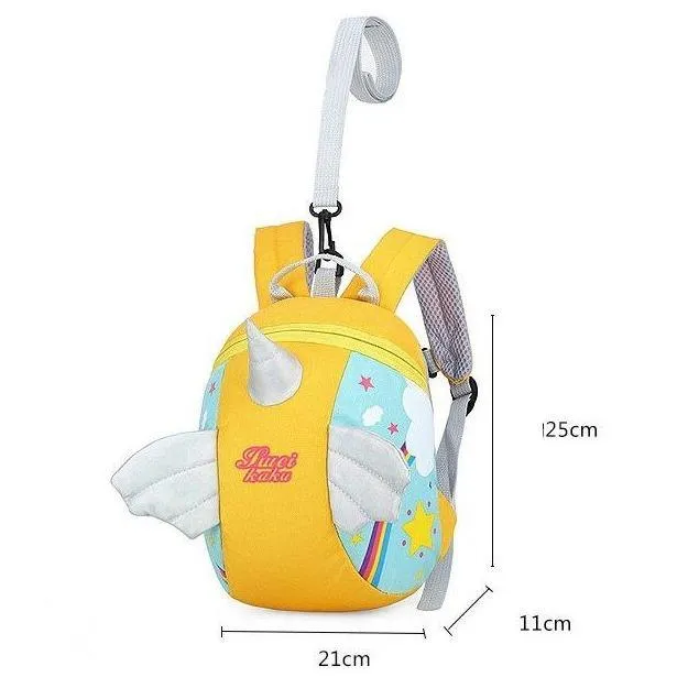 Unicorn Safety Tether Unisex Backpack Children's Backpack Kindergarten School Bag Kids Backpack