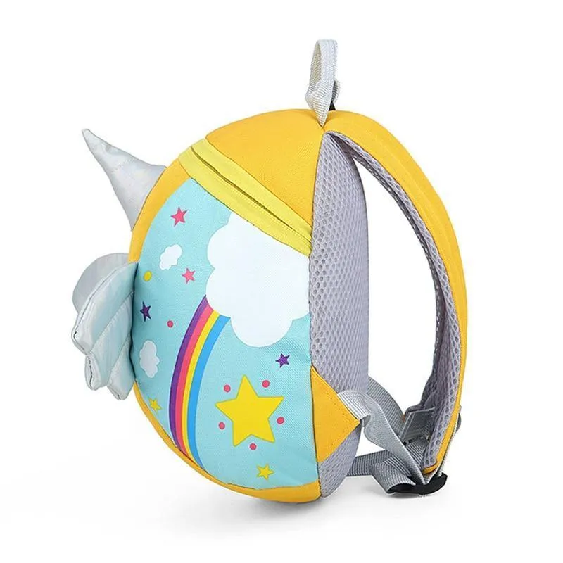 Unicorn Safety Tether Unisex Backpack Children's Backpack Kindergarten School Bag Kids Backpack