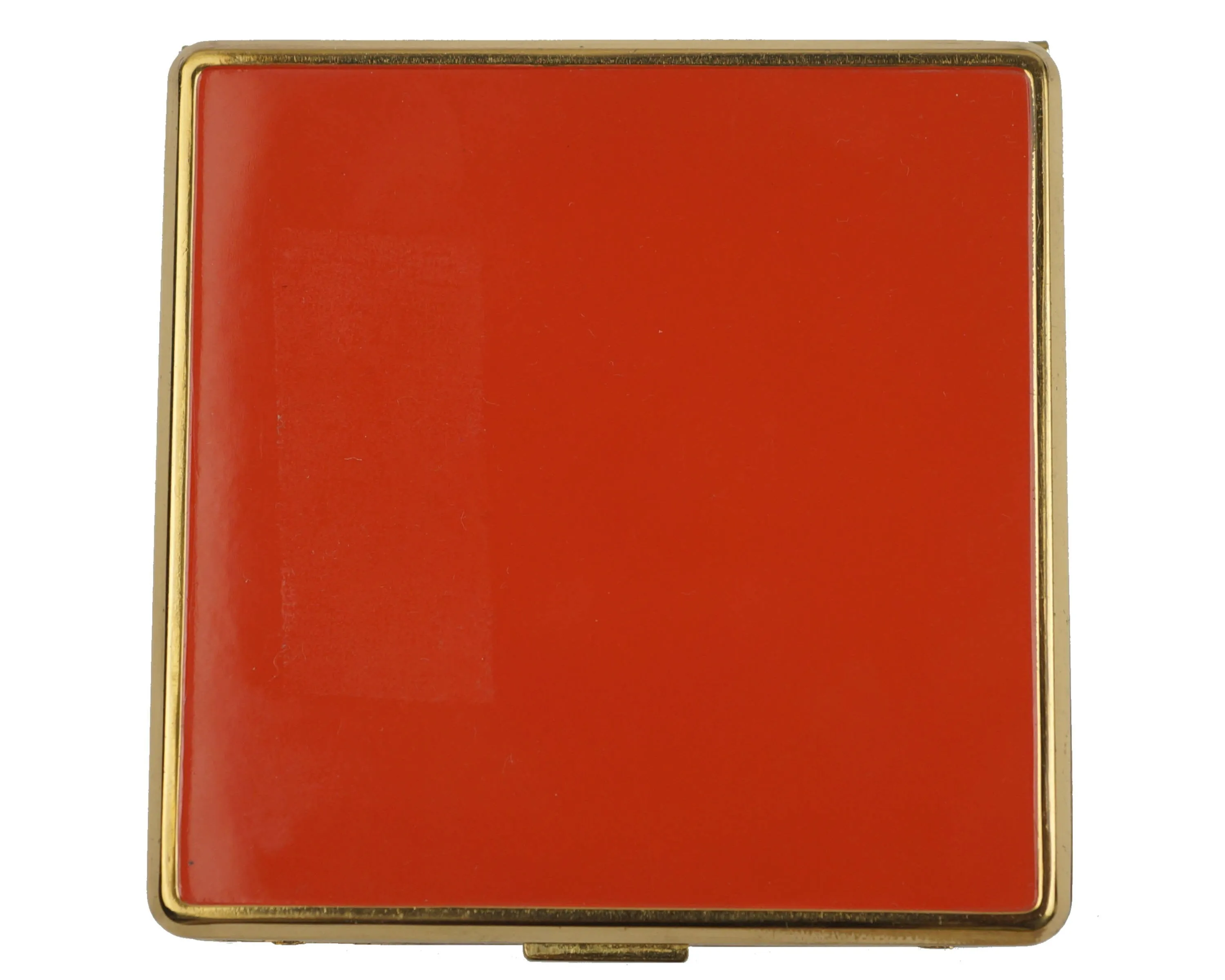 Vintage 1940s Elgin American Compact Powder and Rouge Red & Gold Excellent