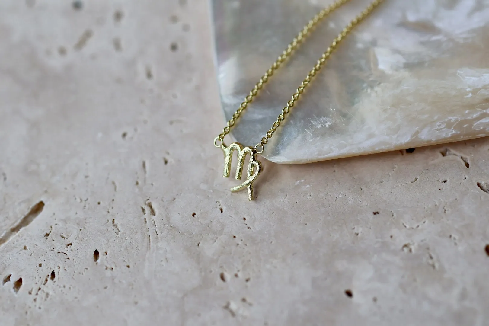 Virgo Gold Vermeil Necklace